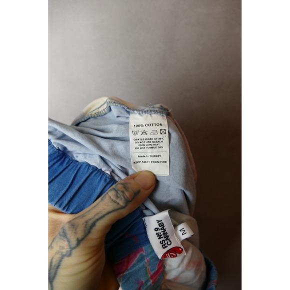 RS No 9 Carnaby Rolling Stones Men's Abstract Print Shorts Elastic Waist Size M - Picture 8 of 9